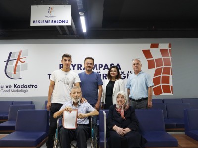 Bayrampaşa Kentsel Dönüşüm Projemizde Tapular Verilmeye Başlandı.