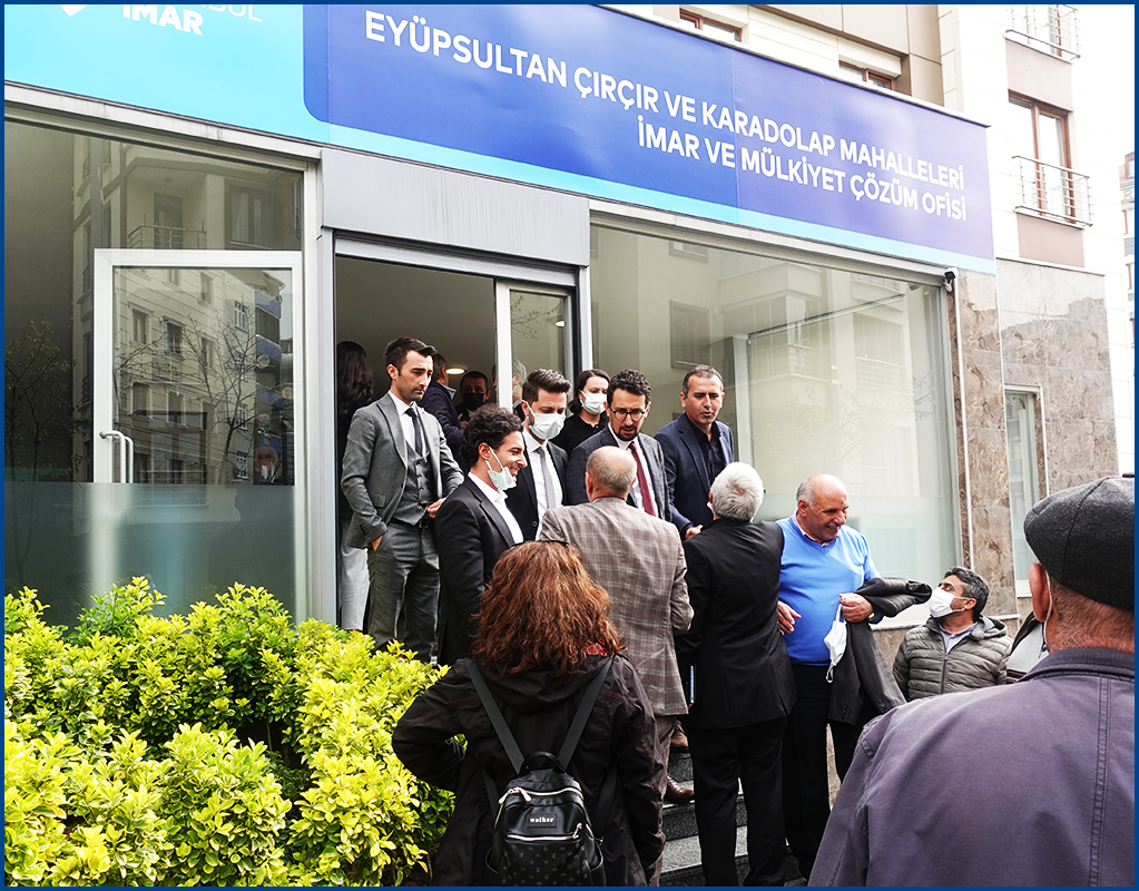Eyüpsultan Çırçır ve Karadolap Mahalleleri İmar ve Mülkiyet Çözüm Ofisinde Hak Sahibi Vatandaşlarımızı Ağırladık.