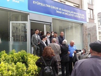 Eyüpsultan Çırçır ve Karadolap Mahalleleri İmar ve Mülkiyet Çözüm Ofisinde Hak Sahibi Vatandaşlarımızı Ağırladık.